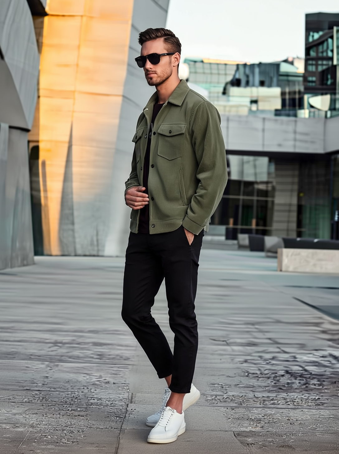 FYANO Terra Cord Jacket Green