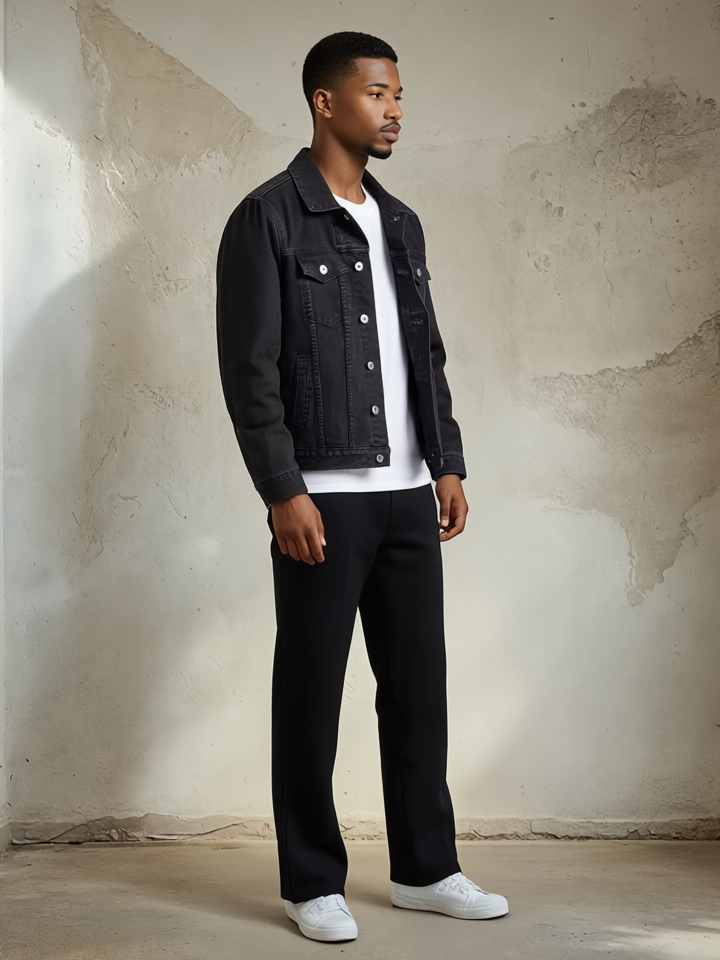 The Noir Denim Jacket