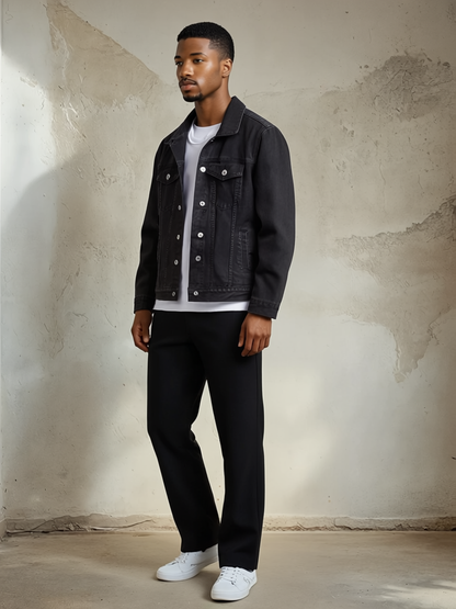 The Noir Denim Jacket