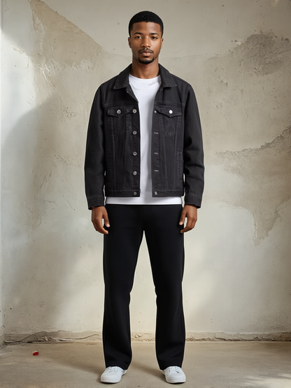 The Noir Denim Jacket