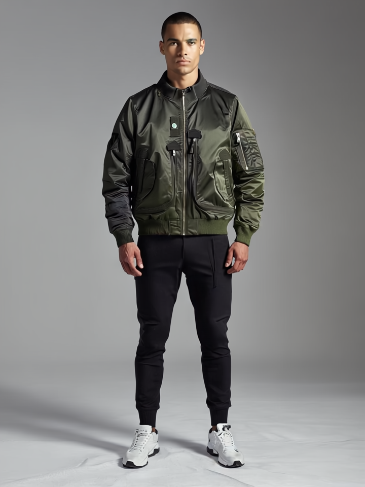 Core Bomber Jacket Army Green