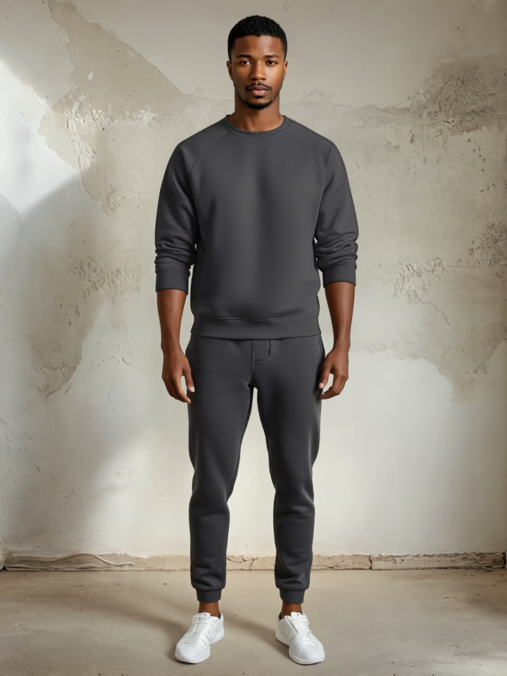 The Icon Crew Sweater Grey