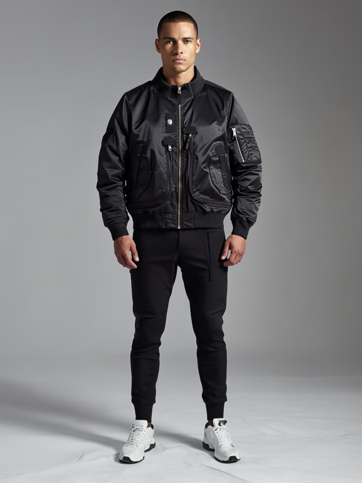 Core Bomber Jacket Black