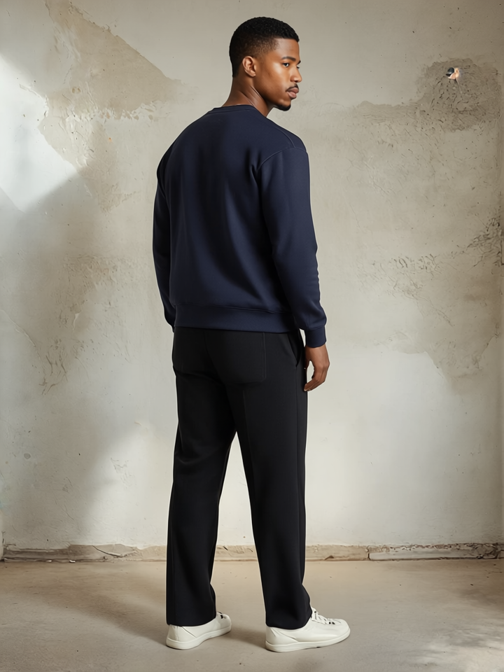 The Icon Crew Sweater Navy Blue