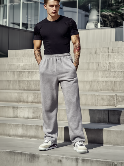 Athletic Stretch Pants Grey