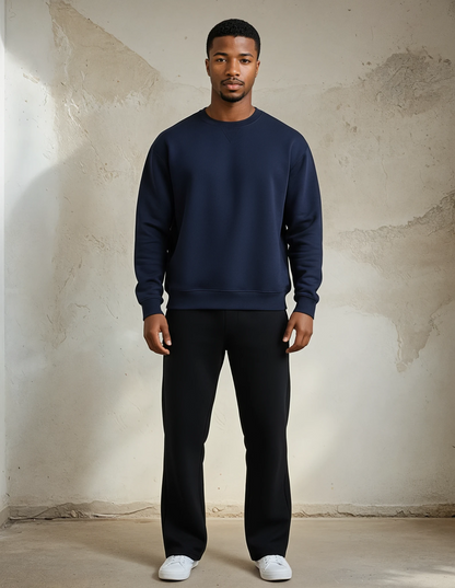 The Icon Crew Sweater Navy Blue
