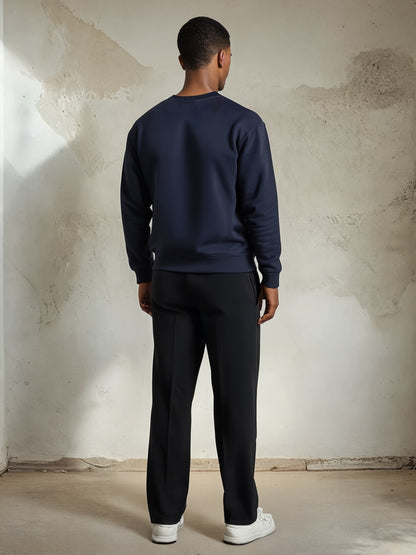 The Icon Crew Sweater Navy Blue