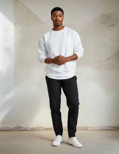 The Icon Crew Sweater White